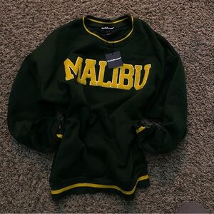 Green and Yellow 'Malibu' Sweater